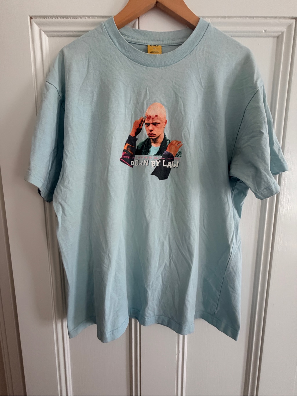 Golf Wang Light Blue Down By Law Graphic Tee